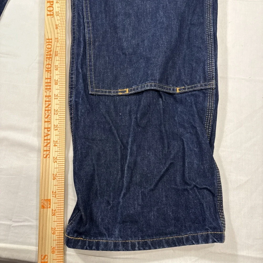 Carhartt Double Knee Rugged Flex Relaxed Fit Logger 103890-l10 Denim  42 x 30